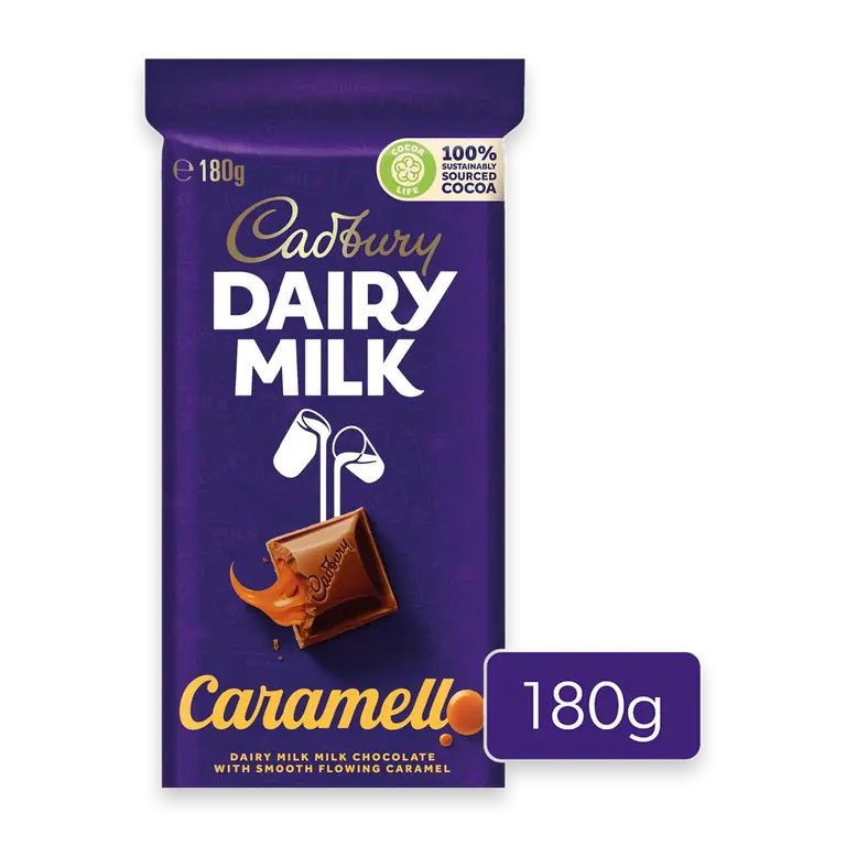 Dairy Milk Caramel Chocolate Caramello Block
