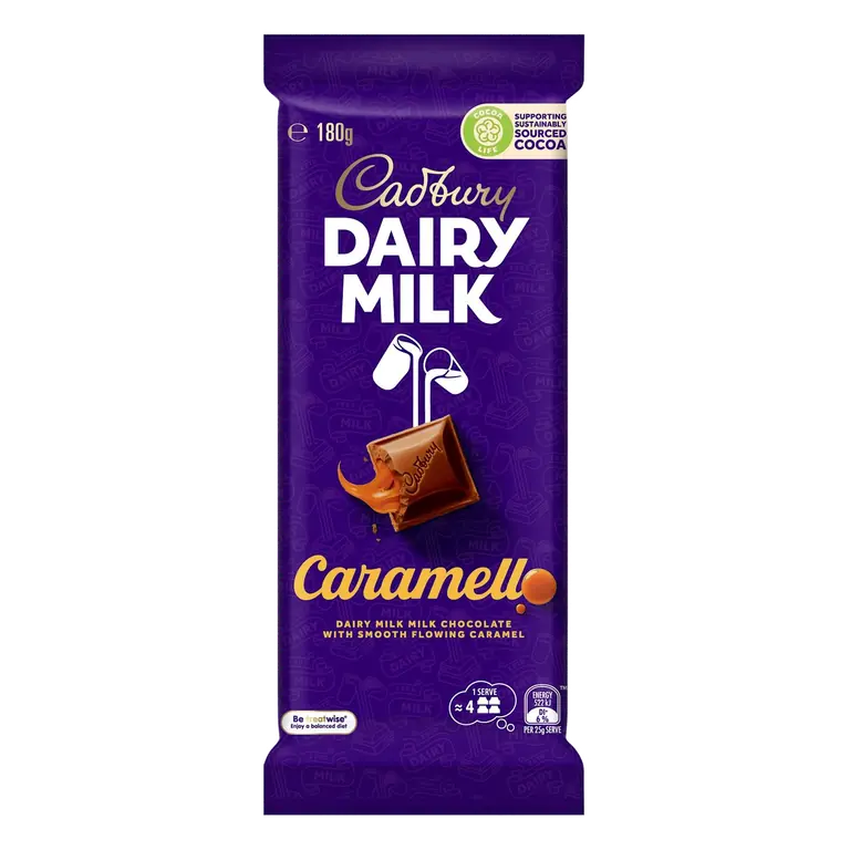 Dairy Milk Caramello Chocolate Block