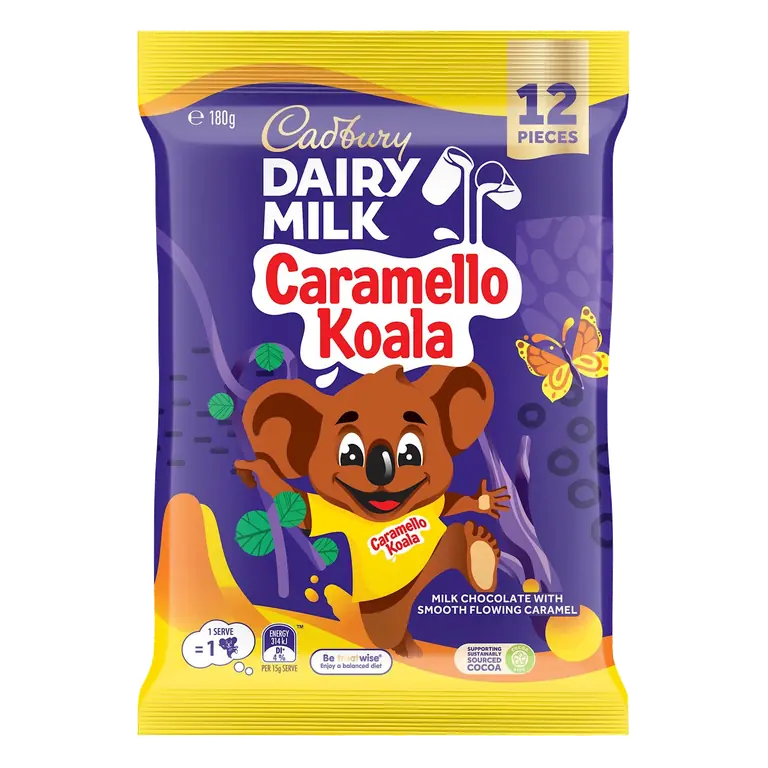 Dairy Milk Caramello Koala Chocolate Sharepack