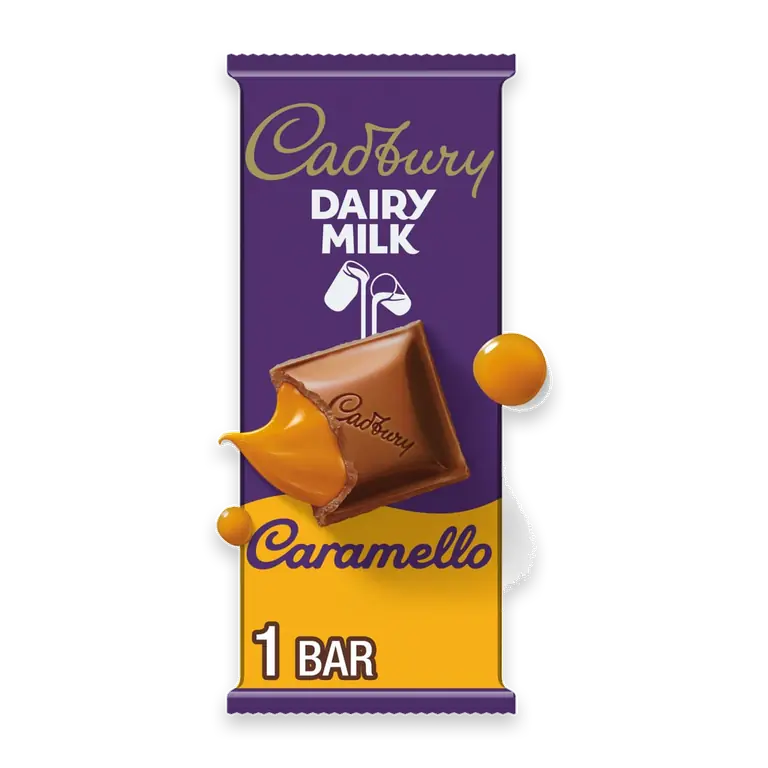 DAIRY MILK CARAMELLO Milk Chocolate and Creamy Caramel Candy Bar