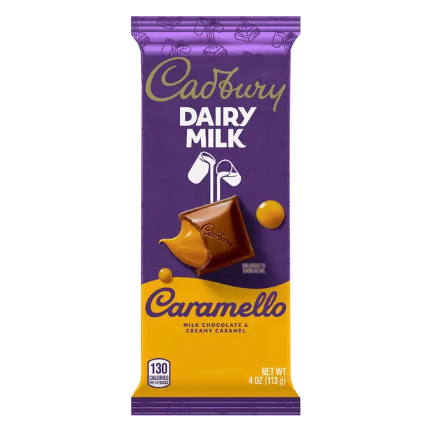 Dairy Milk Caramello Milk Chocolate & Caramel Candy Bar