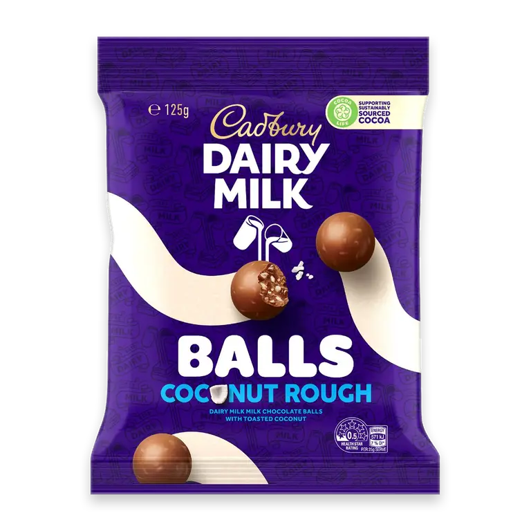 Dairy Milk Chocolate Balls Coconut