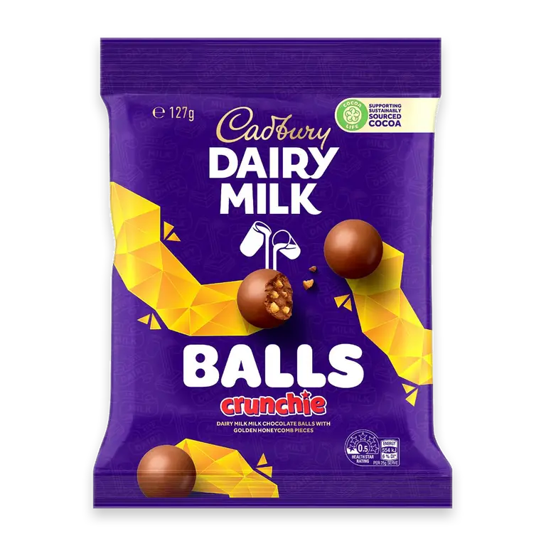 Dairy Milk Chocolate Balls Crunchie