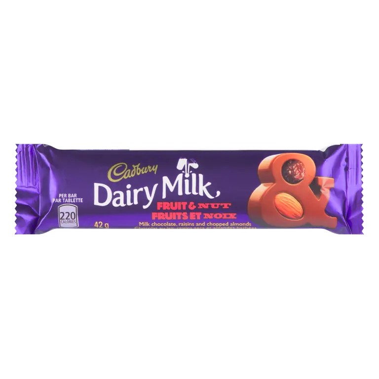 Dairy Milk Chocolate Bar Fruit & Nut 42 g