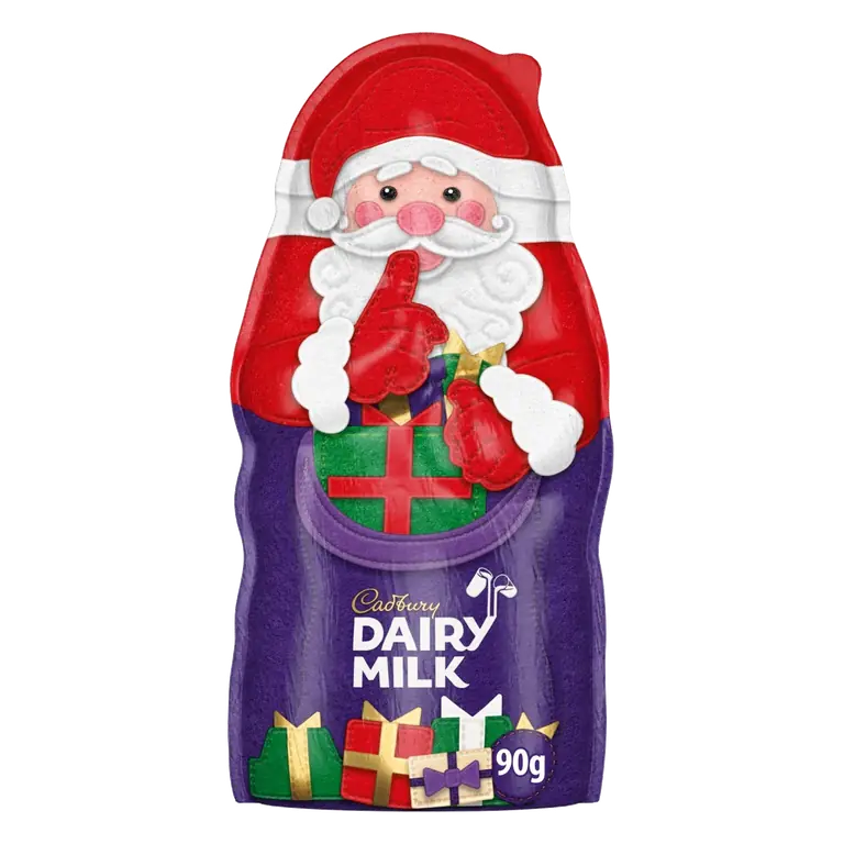 Dairy Milk Chocolate Hollow Santa 90g