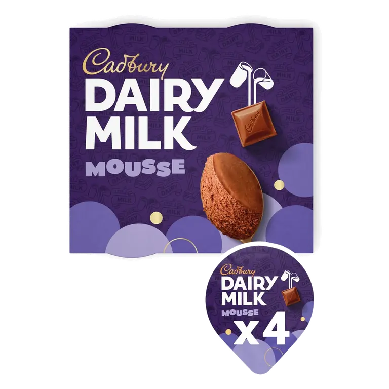 Dairy Milk Chocolate Mousse 4x45g