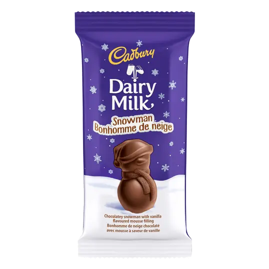 Dairy Milk Chocolate Snowman Vanilla 30 g