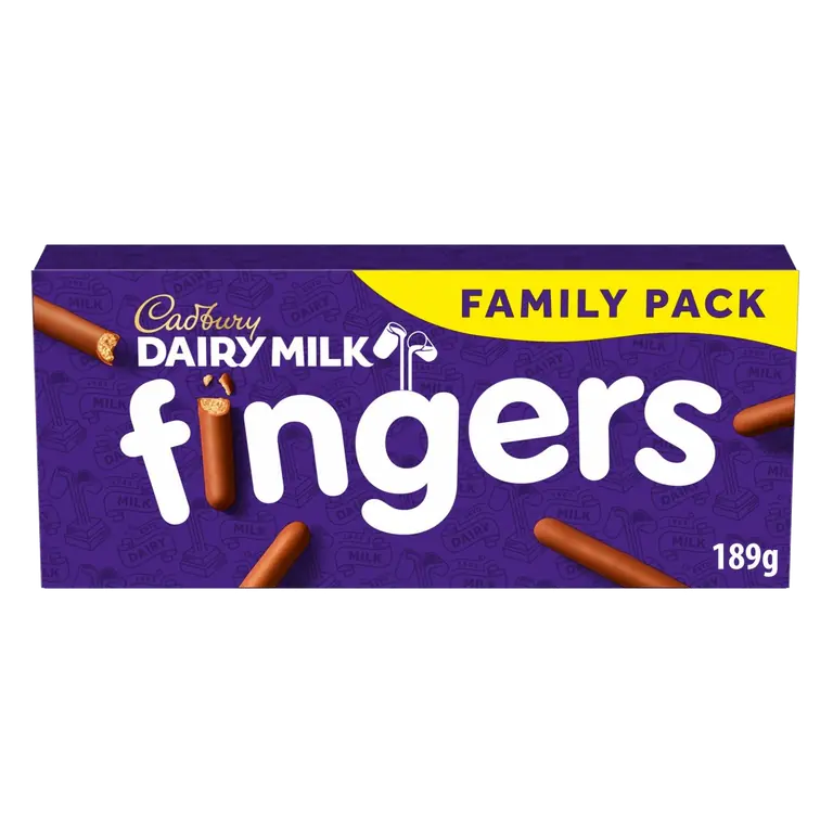 Dairy Milk Fingers Milk Chocolate Covered Biscuits