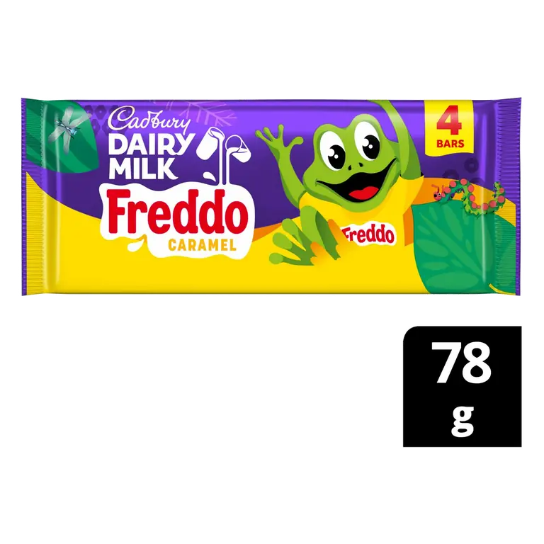 Dairy Milk Freddo 4 x 19.5g Caramel Multipack Chocolate Bar