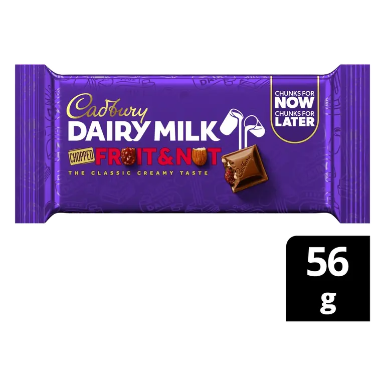 Dairy Milk Fruit & Nut 56G