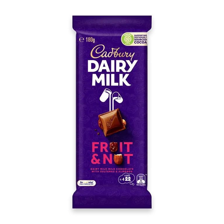 Dairy Milk Fruit & Nut Chocolate Block
