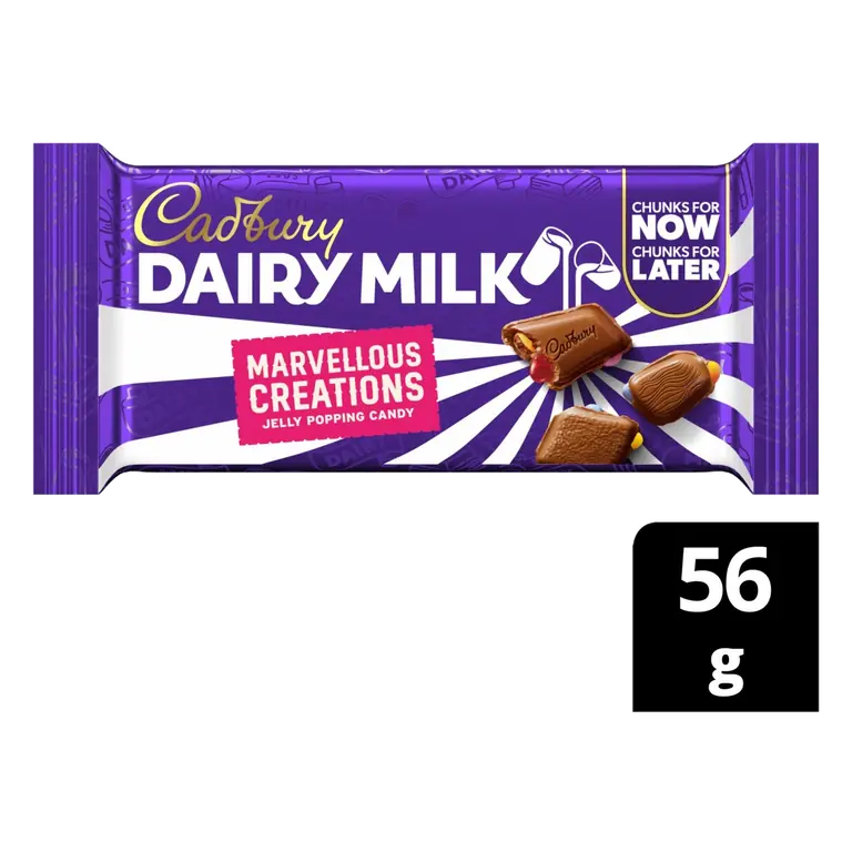 Dairy Milk Jelly Popping Candy 56g