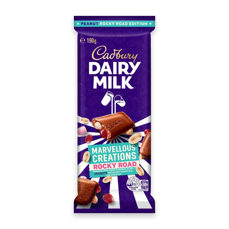 Dairy Milk Marvellous Creation Rocky Road Chocolate Block