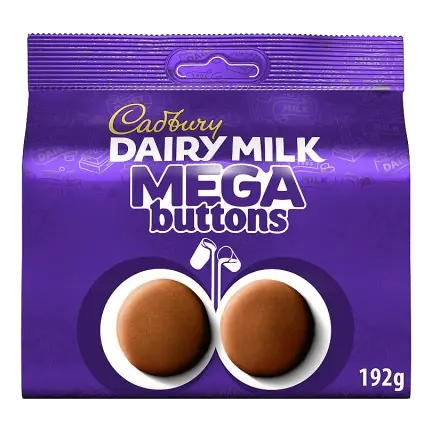 Dairy Milk Mega Buttons Chocolate Sharing Bag