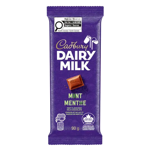 Dairy Milk Mint Chocolate Bar 90 g
