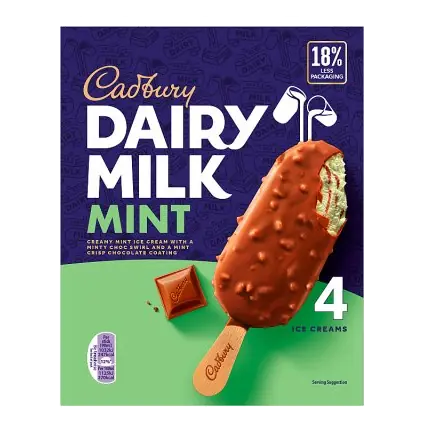 Dairy Milk Mint Ice Creams