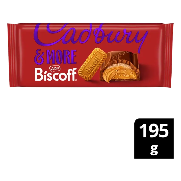 Dairy Milk & More Biscoff 195g