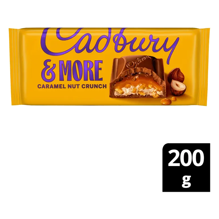 Dairy Milk &More Caramel Nut Crunch Chocolate Bar