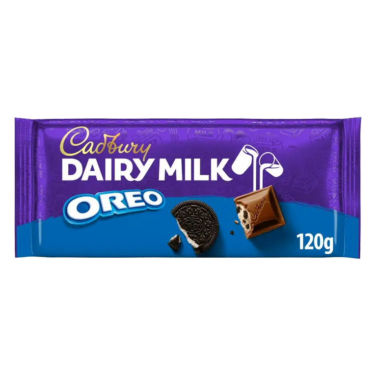 Dairy Milk Oreo Cookies Chocolate Bar 120g