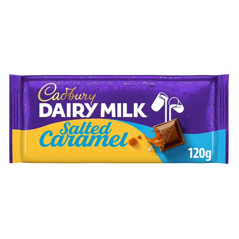 Dairy Milk Salted Caramel Chocolate Bar 120g