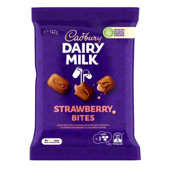 Dairy Milk Strawberry Chocolate Bites