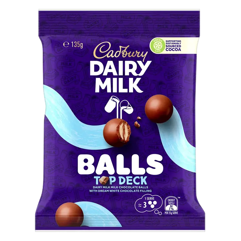 Dairy Milk Top Deck Balls