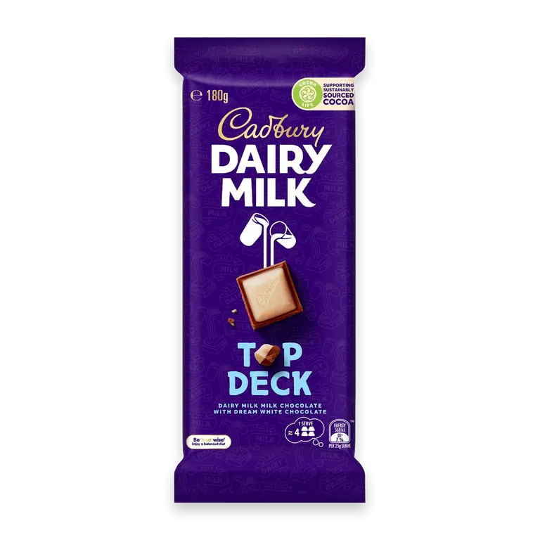 Dairy Milk Top Deck Chocolate Block