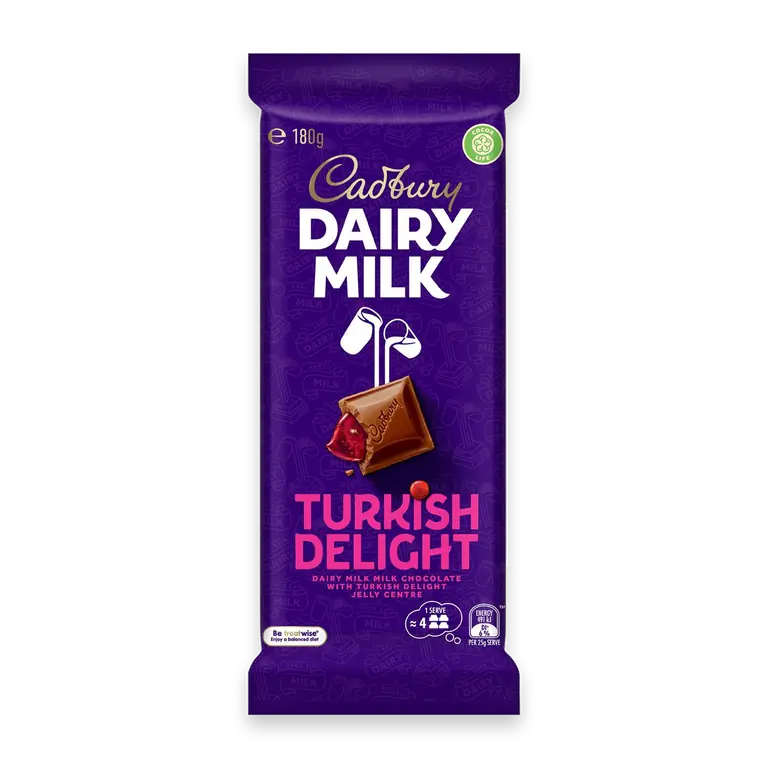 Dairy Milk Turkish Delight Chocolate Block