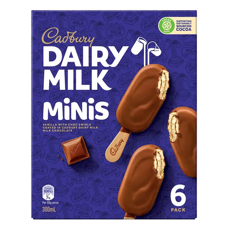 Dairy Milk Vanilla Mini Ice Cream