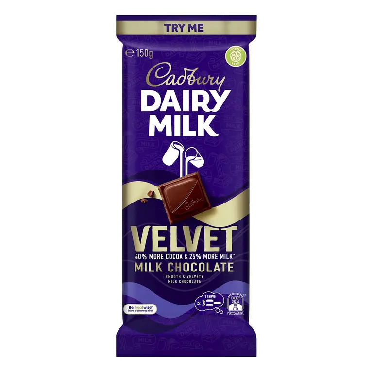 Dairy Milk Velvet Milk Chocolate