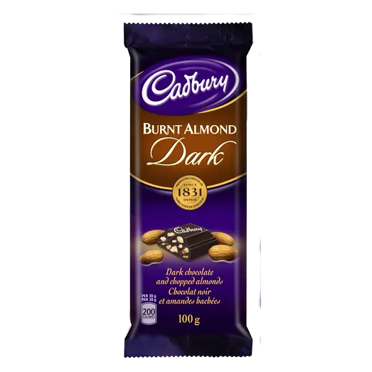 Dark Chocolate Burnt Almond 100 g