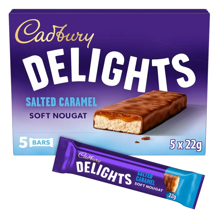 Delights 5 x 22g Salted Caramel Chocolate