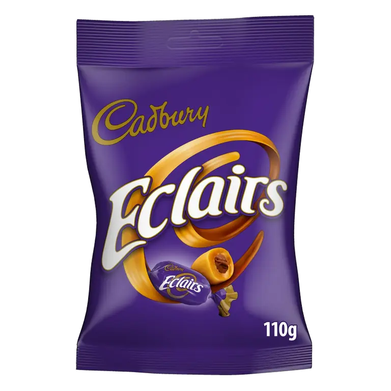 Eclairs 110g Chocolate Sweets Bag