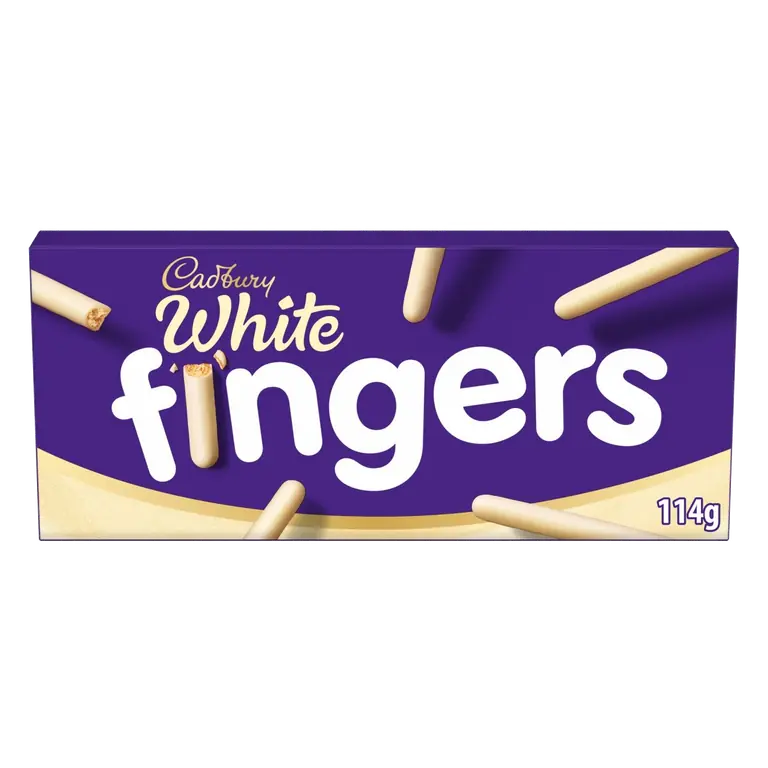 Fingers White Chocolate Covered Biscuits