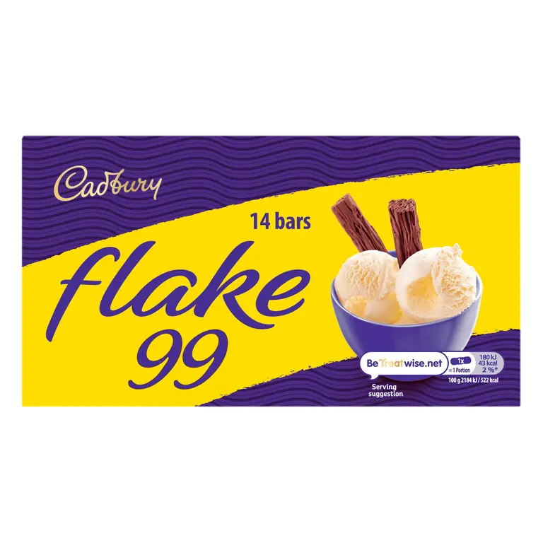 Cadbury Flake 99 Chocolate Bar 14 Pack 114 g