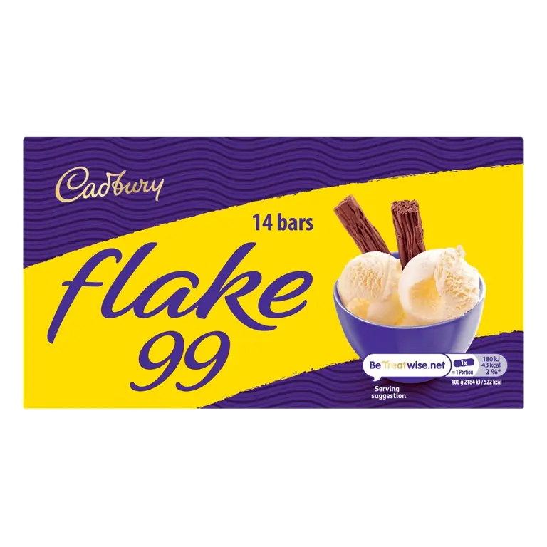 Flake 99 Chocolate Mini Bars 14 Per Pack
