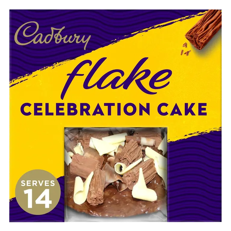 Flake Chocolate Celebration Cake Serves 14