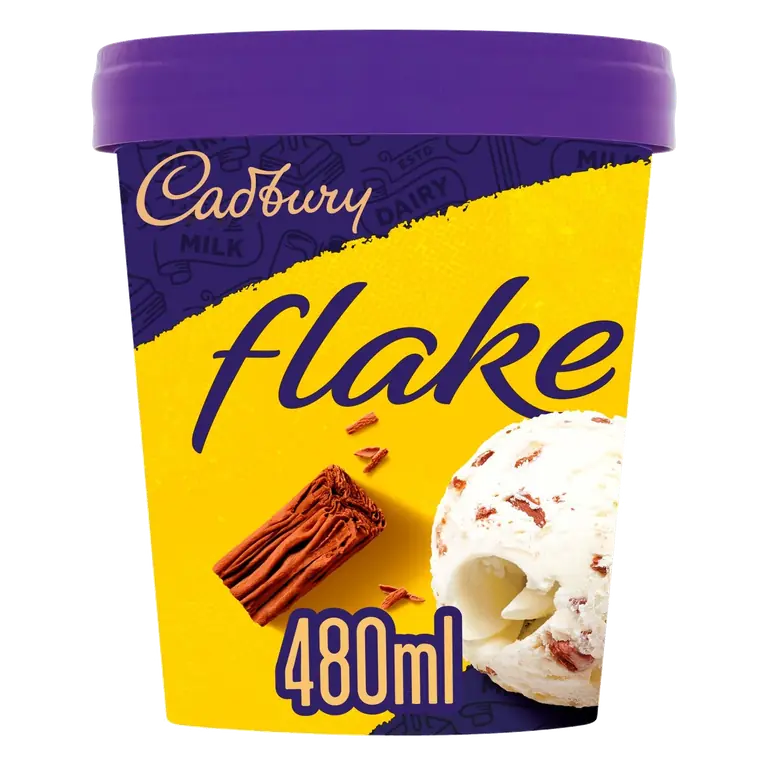 Flake Ice Cream Tub