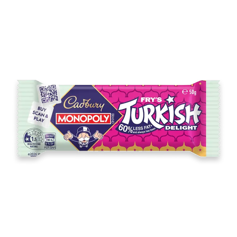 Fry's Turkish Delight Milk Chocolate Bar