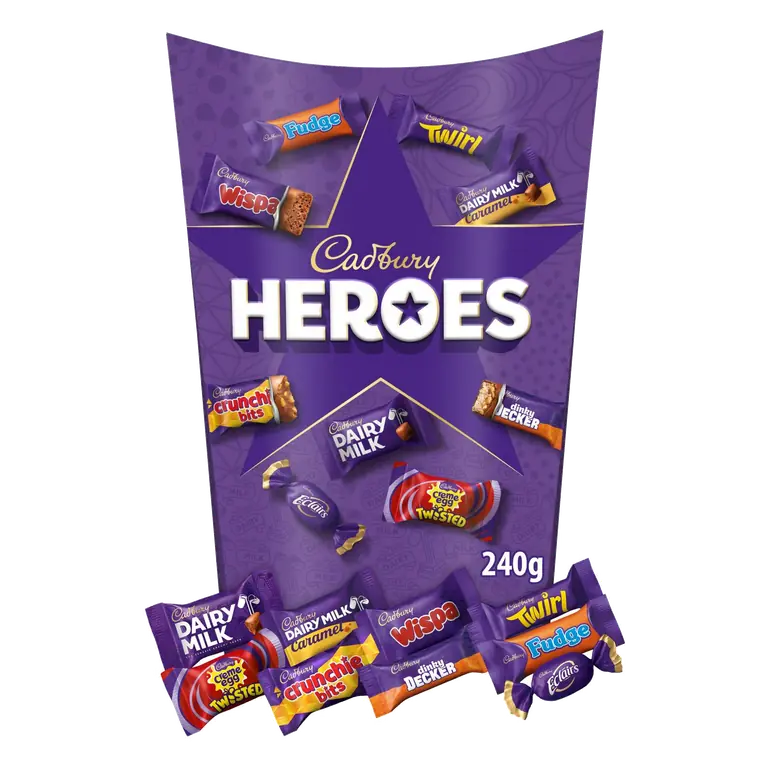 Heroes 240g Chocolate Assortment Carton