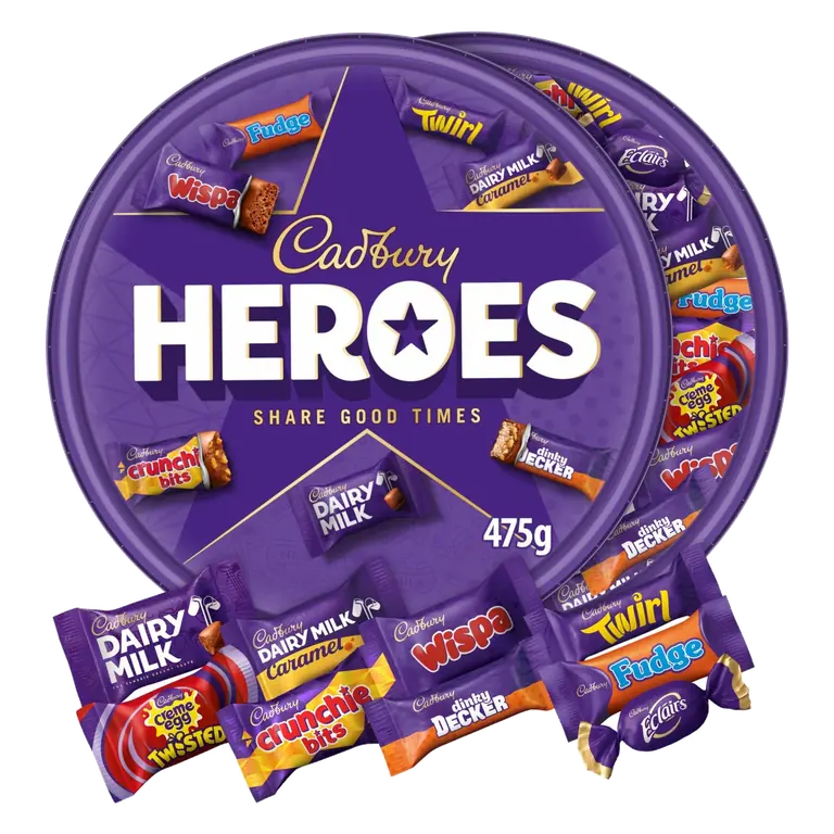 Heroes Chocolate Assortment Tub 475g