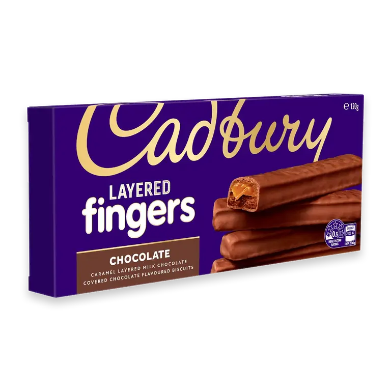 Layered Fingers Biscuits Chocolate