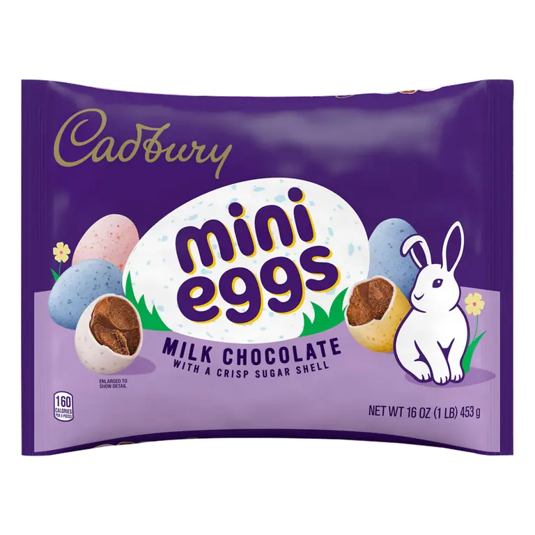 Milk Chocolate Mini Eggs with a Crisp Sugar Shell