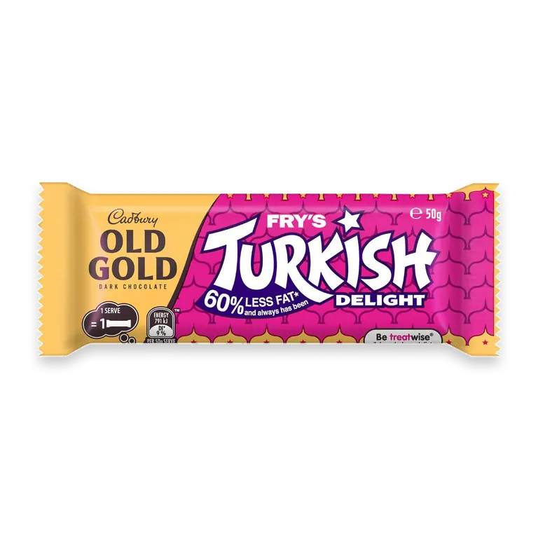 Old Gold Turkish Delight Chocolate Bar