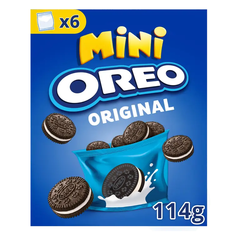 OREO Mini Biscuit 6 Bag Snack Pack 114 g