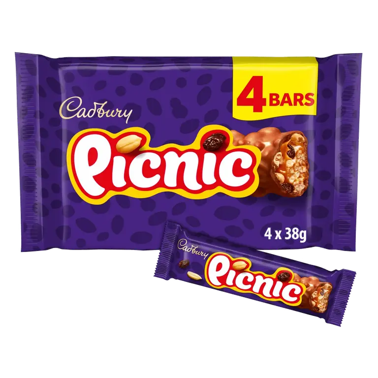 Picnic 4 x 38g Multipack Chocolate Bar