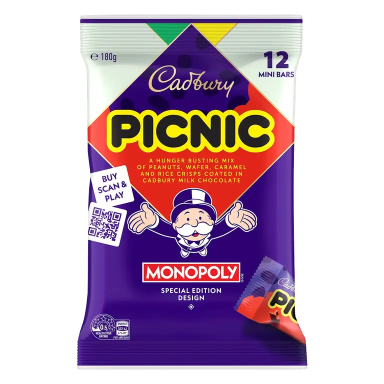 Picnic Chocolate Sharepack 180g