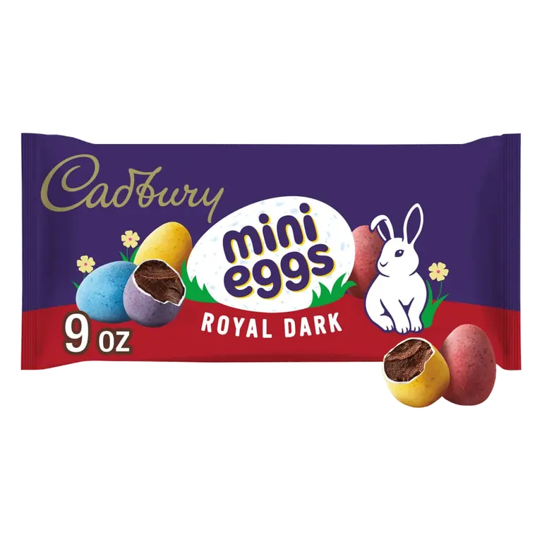 Royal Dark Chocolate with a Crisp Sugar Shell Mini Eggs