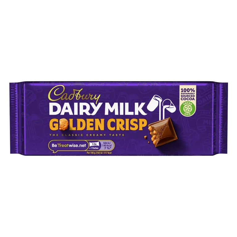 s Dairy Milk Golden Crisp 54g