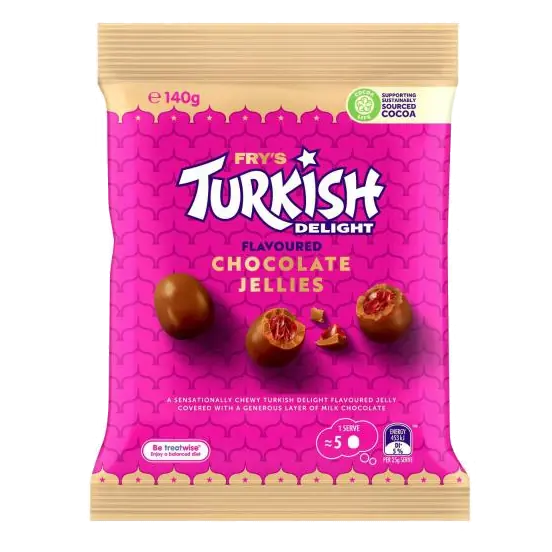 Turkish Delight Milk Chocolate Jelly Bites